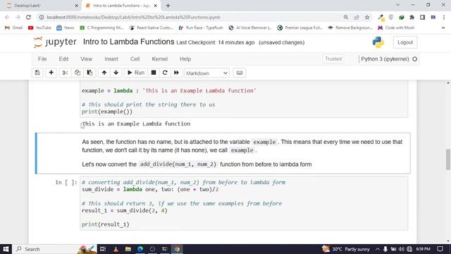 Learn lambda function in Python