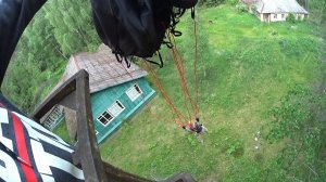 Запускаем САМОДЕЛЬНЫЙ ПАРАШЮТ с ВЫШКИ в ЗАБРОШЕННОМ ДЕТСКОМ ЛАГЕРЕ с ПРИВИДЕНИЯМИ