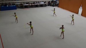 Художественная гимнастика Групповые Обруч
