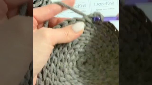 Вязание ковра из шнура образец рисунка