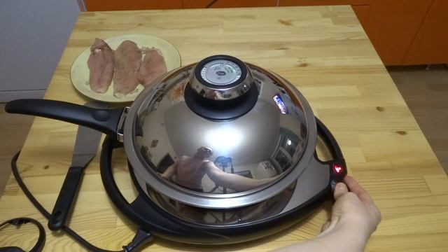 Куриная грудка.  Жарим Без Масла  в посуде АМС.