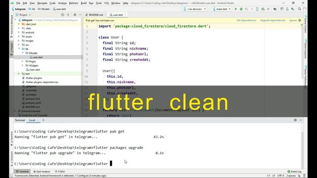 Flutter iOS and Android App with Firebase Backend - Flutter Android Studio Tutorial 2020 - Chat App