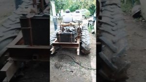 самодельный трактор на гусеницах