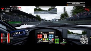 Assetto Corsa Competizione . Monza 45 минутка на портале LFM. Часть 3