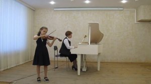 Лубенцова Софья 10 лет Дж. Перголези, "Сицилиана"