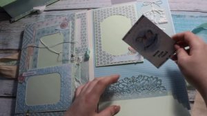 Скрапбукинг/Альбом своими руками/ручная работа/ А4 на 150 фото для малыша