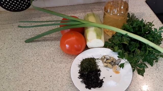 ЧУДО САЛАТ С КАБАЧКАМИ И ТЫКВЕННЫМИ СЕМЕЧКАМИ ! смотреть онлайн