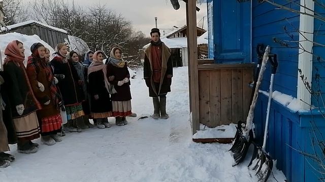 Колядование на Рождество с Давыдово Ярославская область Борисоглебский район.