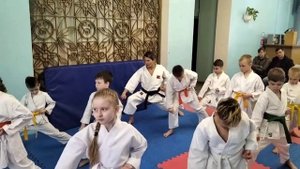 Ката Хейан Шодан медленно. Прокачиваем все мышцы тела. Семинар по каратэ.