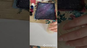 Нетрадиционные техники рисования Космос