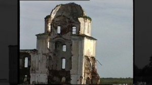Затопленная церковь Рождества Христова в Крохино