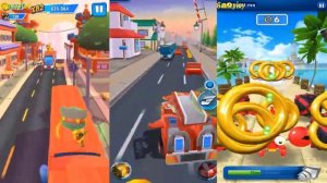 SONIC DASH New Character Red VS Talking Tom Hero Dash VS Super Wings : Jett Run Android Gameplay