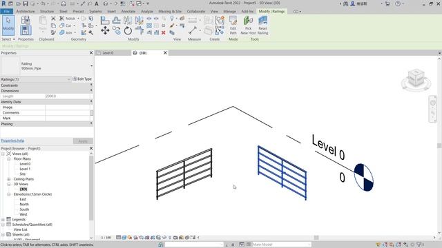 Revit How To Join Railings Tutorial смотреть онлайн