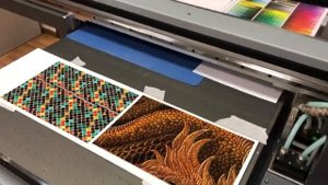 УФ принтер FS-А1UV (60х90см) печать рельефного изображения с выборочной лакировкой