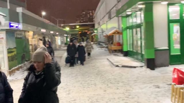 Прогулка по Домодедовскому рынку, Орехово-Борисово Южное, г. Москва, 23.01.2024