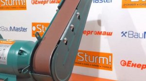 Съезжает шлифлента на Sturm BG6015GR - что делать? / Как правильно установить шлифленту?
