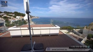 2.375.000€ Новая элитная вилла на 1 линии моря в Испании у пляжа с панорамным видом (Hi-Tech/Хайтек