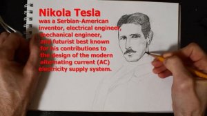 Nikola Tesla. Sketch 40.