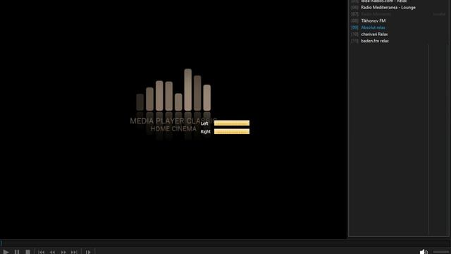 icecast - relax (Media Player Classic Home Cinema) (30.12.2023)
