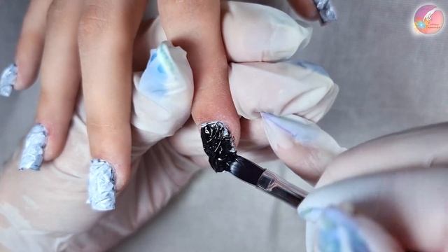 Чёрно-белый ДИЗАЙН НОГТЕЙ / АБСТРАКЦИЯ на ногтях смотреть онлайн