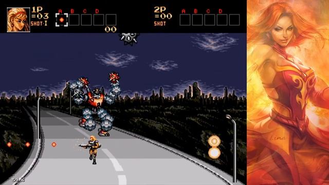Contra Hard Corps - СТАНДАРТНОЕ ОРУЖИЕ БЕЗ СМЕРТЕЙ, СЕКРЕТНАЯ КОНЦОВКА (Прохождение на русском)