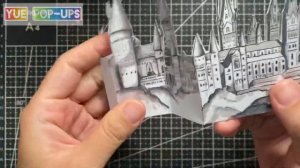 DIY Pop-up card: Harry Potter Hogwarts