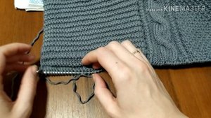 Необычный "Oversize", часть 4! Набираем петли на рукава и оформляем проймы!