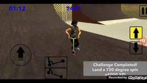 делаю крутые трюки на самокате в игре Scooter Freestyle Extreme 3D