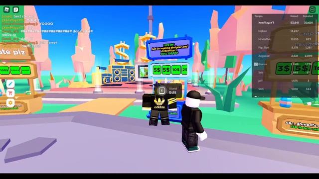 ROBLOX LIVE: PLAYING PLEASE DONATE AND OTHER GAMES WITH VIEWERS! (30K+ ROBUX DONATED) смотреть онлайн
