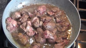 Картофельная запеканка с куриной печенью