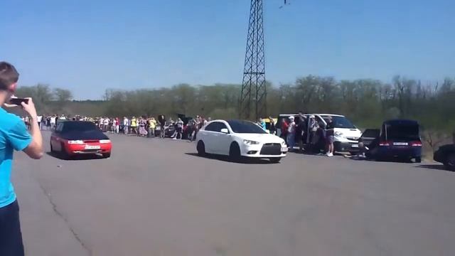 ВАЗ 2112 TURBO vs M Lancer 2 0 turbo 4wd смотреть онлайн