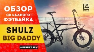 Складной велосипед Shulz Big Daddy | Полуфэт для рыбака с 8 скоростной планетаркой