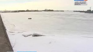 В корпусе грузового судна «Сириус», севшего на мель в Кронштадте, обнаружена пробоина (14.03.16)