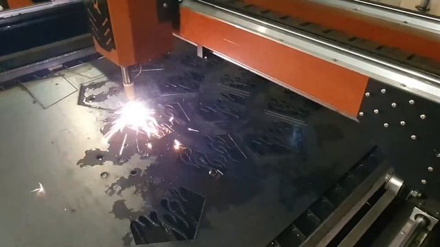 Самодельный станок плазменной резки ЧПУ, источник (VEGA) START fireCUT 100CNC, плазматрон GTM-125. смотреть онлайн