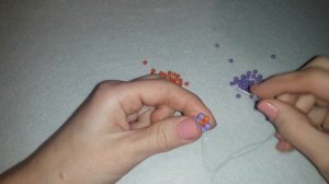 149. Квадратное плетение бисером. Основы. Как плести квадратиками