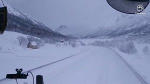 Зимние дороги Норвегии и Финляндии.