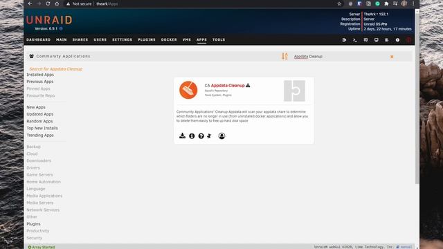 Install the Community Apps on Unraid and install Best plugins смотреть онлайн