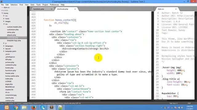one page theme development part 3 create shortcode & make a onepage menu with scroll смотреть онлайн