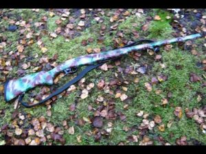 покраска ружья в камуфляж