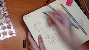 Мои первые рисунки в скетчбуке от ART CREATION II КАК и ЧЕМ я рисую? Заполняем развороты скетчбука