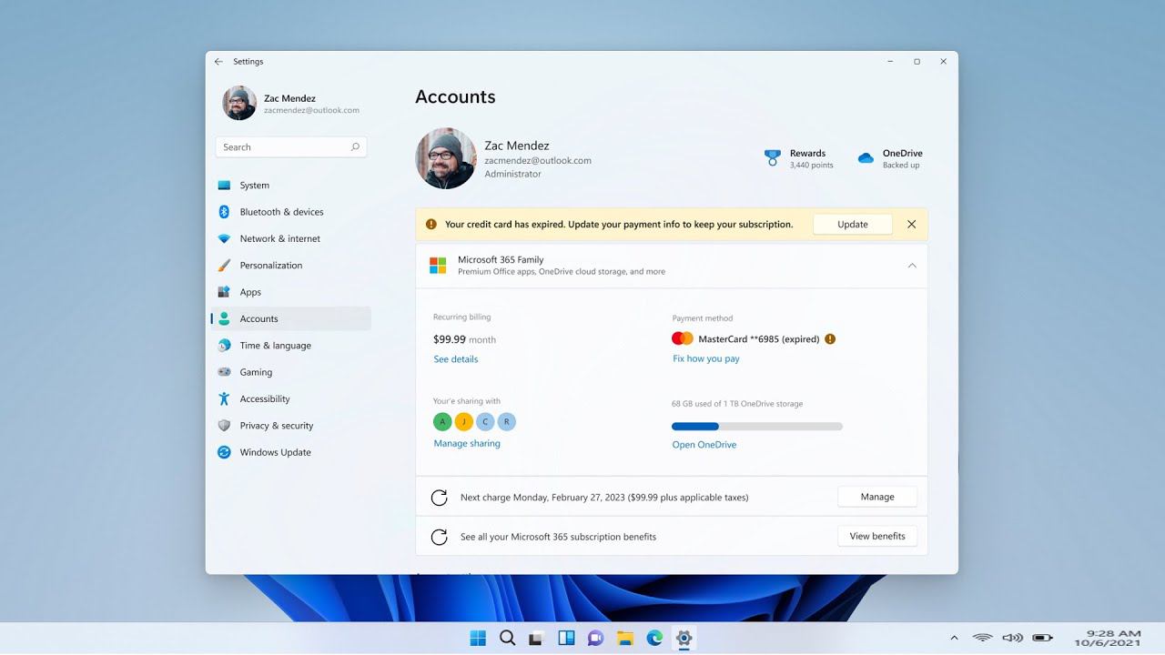 Windows 11 теперь начала запрашивать номер банковской карты и другие новости