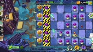 Plants vs Zombies 2 - Dark Ages - Night 12 - Survive and keep Puff-shrooms alive - 2023