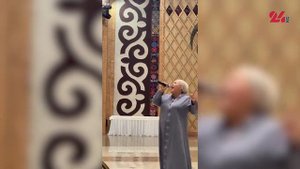 Бегимай Турусбекова на банкете депутатов ЖК