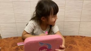 распаковка детской косметики?/ новогодние подарки еще не закончились