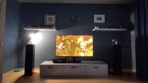 aiwa amu 120 bt, klipsch r610f