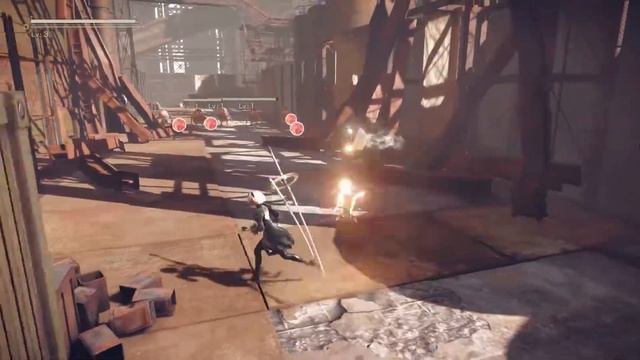 NieR: Automata - Blind let's play Part1: The Prologue. смотреть онлайн