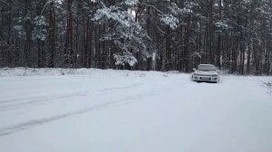 Зимний дрифт. Зимние покатушки. Попытки дрифта. Проходимость зимой на Субару Импреза .