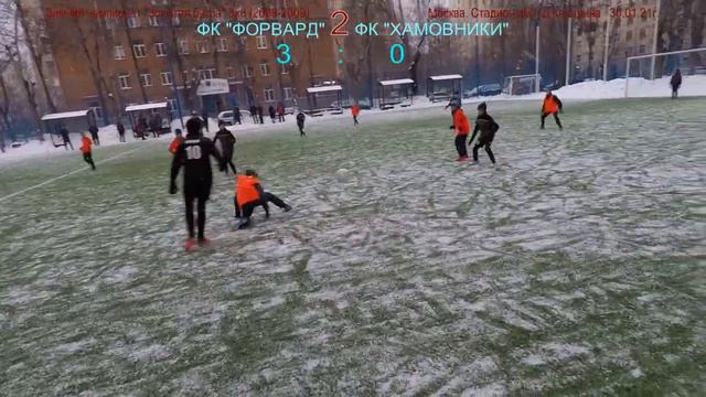 ФК ХАМОВНИКИ 2- ФК ФОРВАРД 0: 11 от 30. 01. 21г смотреть онлайн