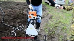 Мотолебедка, приставка к бензопиле