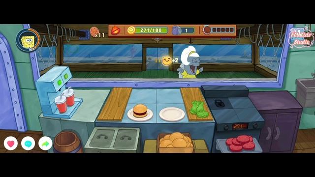 Spongebob Get Cooking | Krusty Krab Restaurant Level 5 смотреть онлайн
